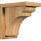 Ekena Millwork Yorktown Rough Sawn Corbel w/Backplate, Western Red Cedar, 6"W x 10"D x 10"H COR06X10X10YOR01RWR - alternate 1